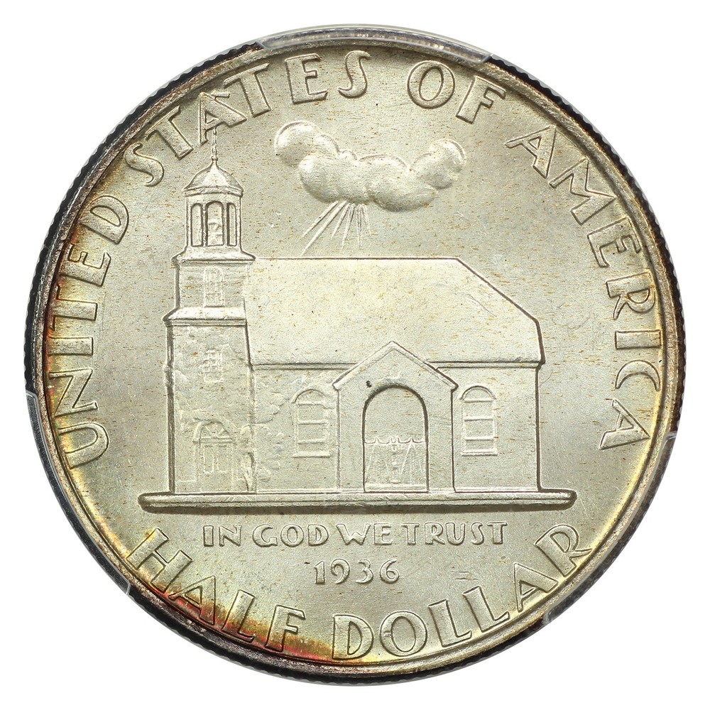 1936 50C Delaware PCGS/CAC MS67 - Classic Silver Commemorative