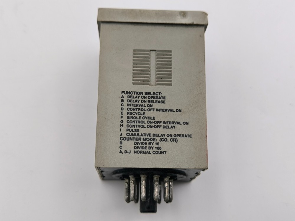 NTE Electronics R65-11AD10 Time Delay Relay Counter 10A 24-240VAC 12-Function