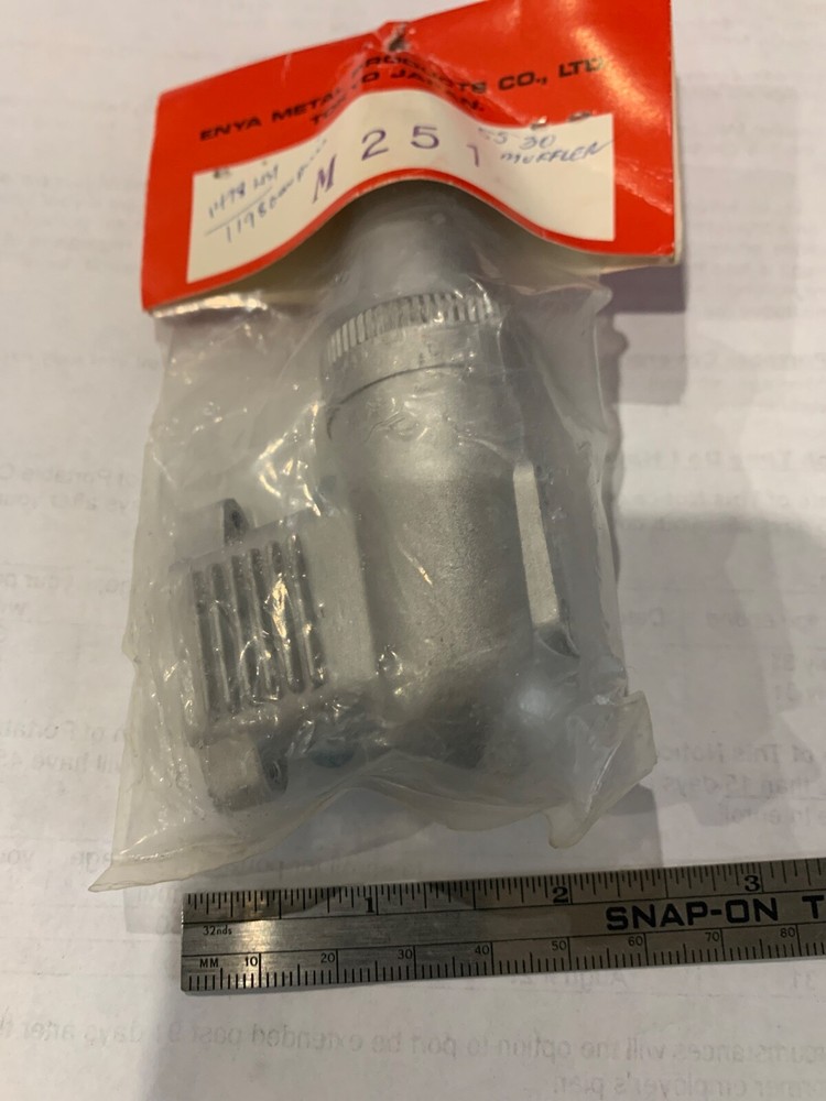 ENYA Engines SS25BB MODEL STANDARD MUFFLER ASSY USED