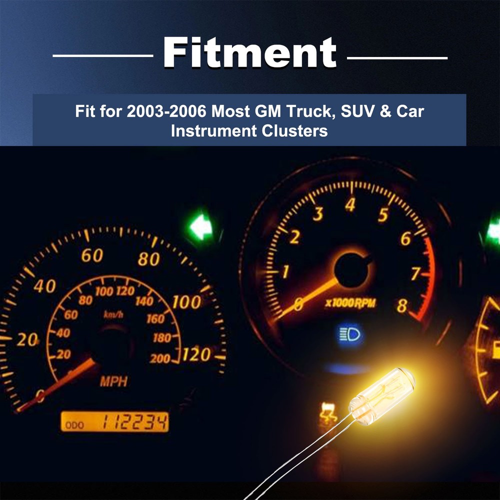 20Pcs Speedometer Cluster Backlight Lamp Bulbs for Speedometer Cluster Backlight