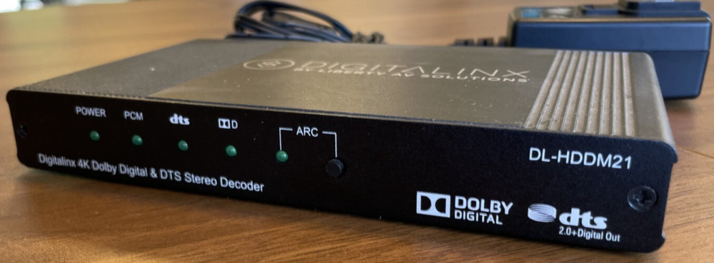 Digitalinx by Liberty AV Solutions DL-HDDM21 4K Dolby Digital & DTS Decoder C80