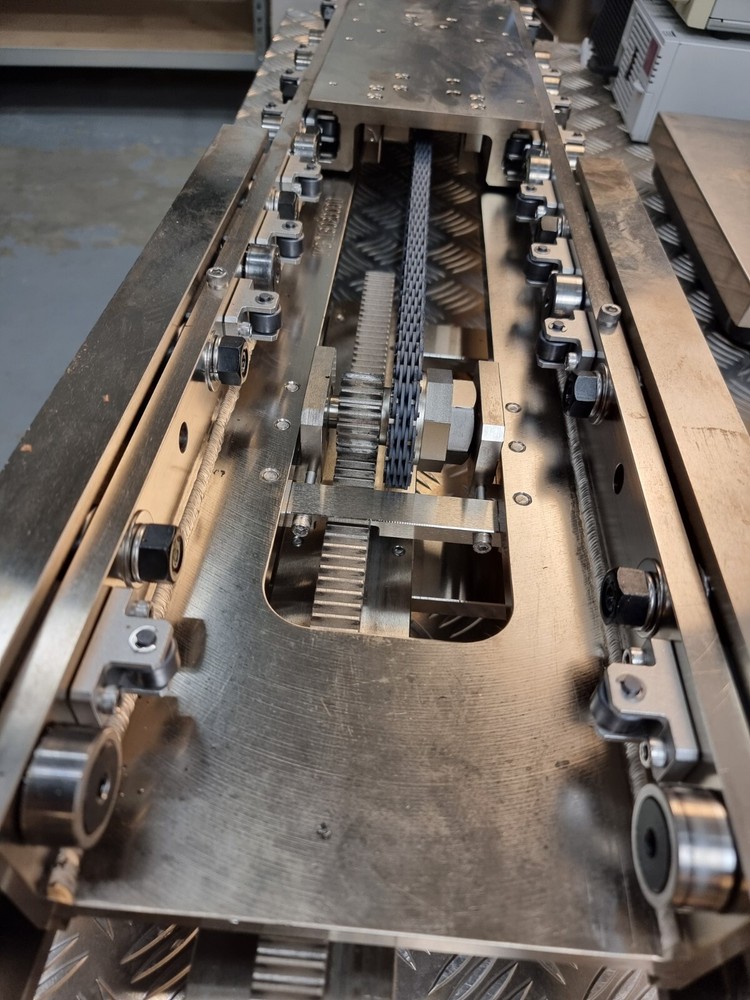 1-Axis Linear Motion Stage / Y Moving Table 950×260×110mm Precision Sliding Plat