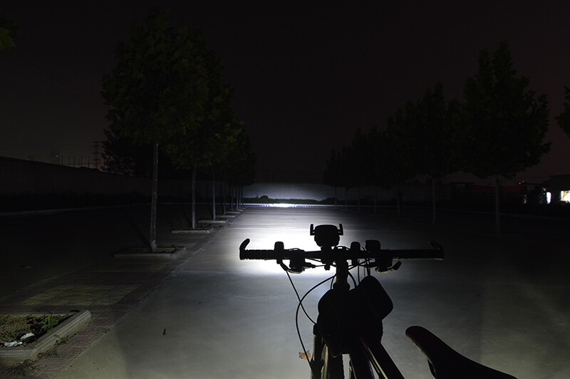 FOXEYE StVZO LED Front Head light 40LUX for HUB dynamo with rearlight cable