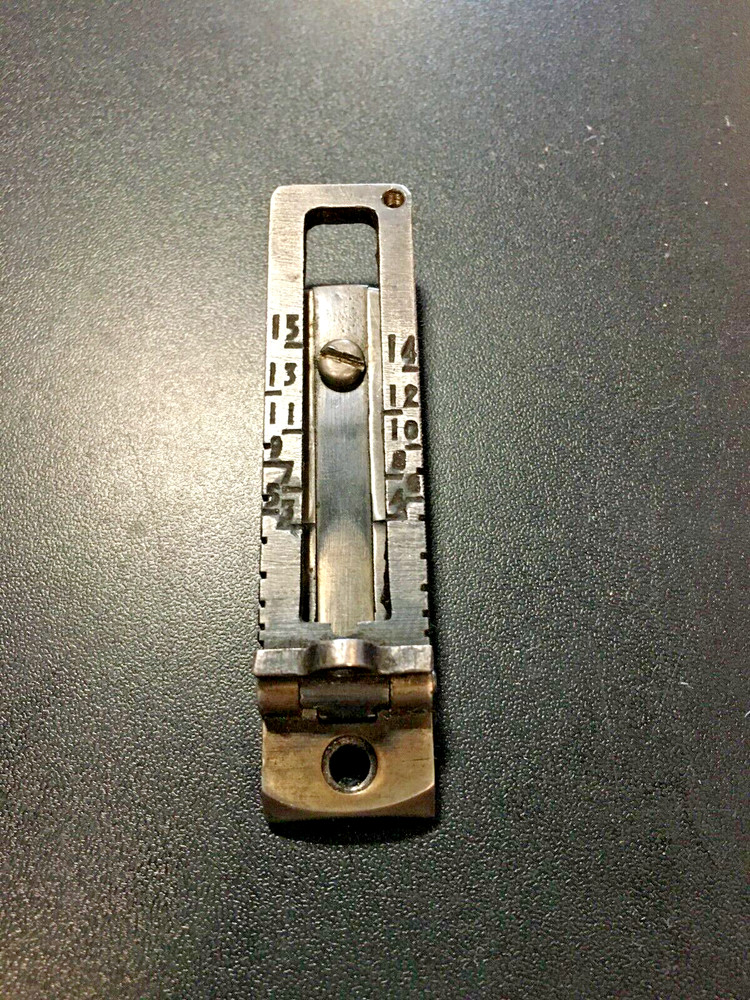Japanese Arisaka Type 99 Rear Sight Assembly