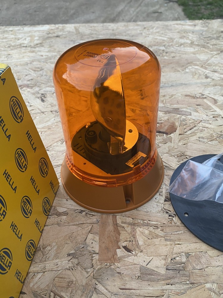 HELLA Rotating Beacon Emergency Flashing Light Halogen