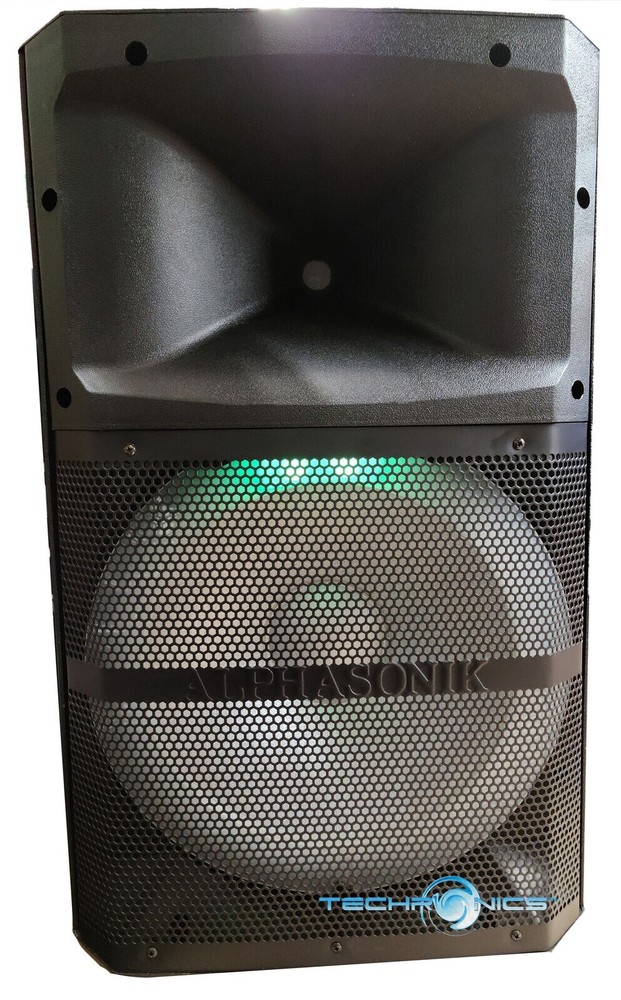 ALPHASONIK 15" 1200W 8 OHM DJ SYSTEM BLUETOOTH USB SD AUX ANDROID IPHONE VENUM15