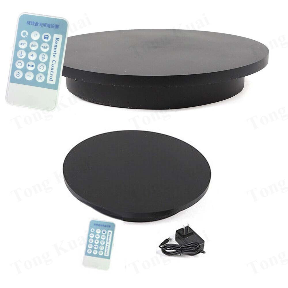 Electric Motorized Rotating Display Stand Turntable 360 Degree w/ Remote Control