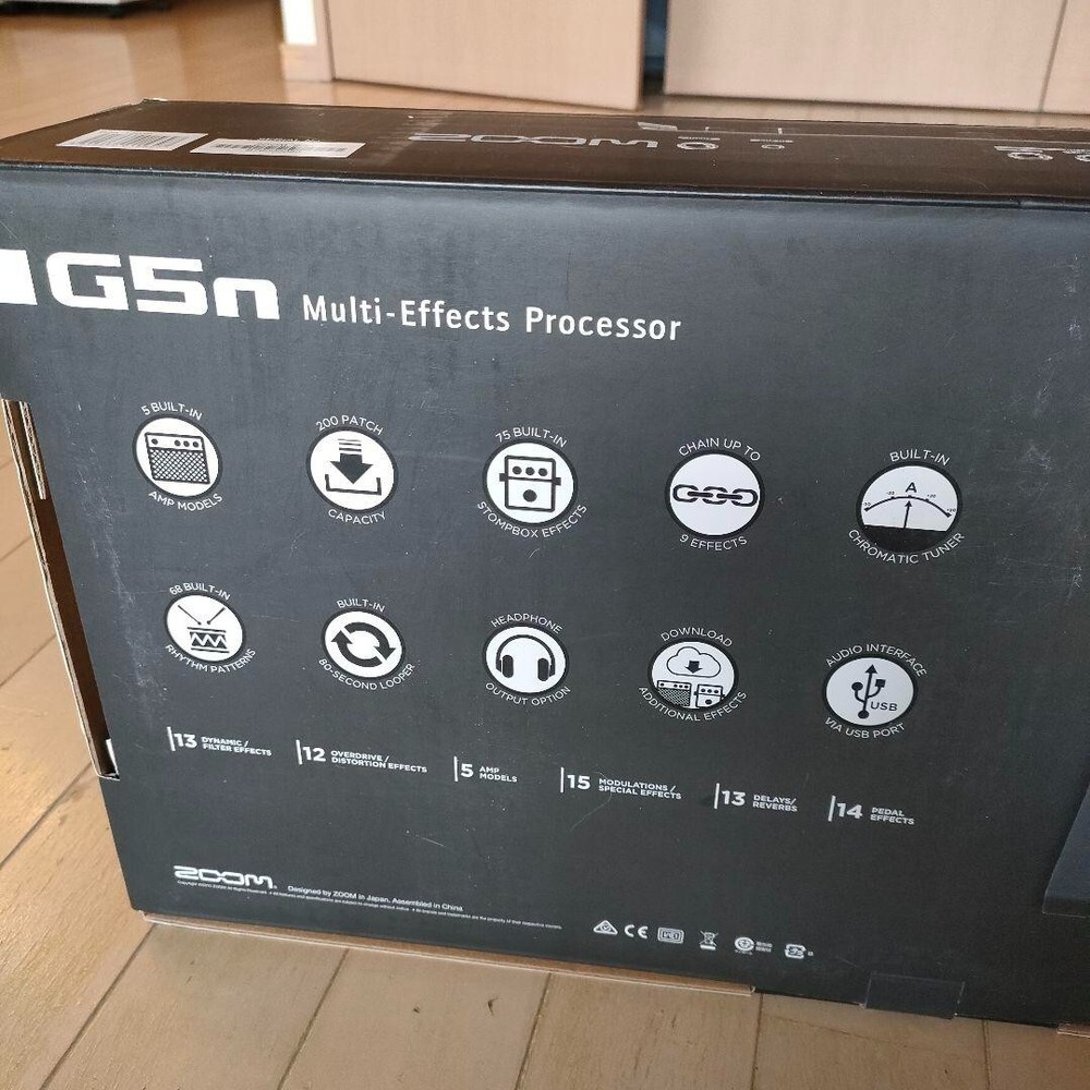 Zoom G5n Multi Effects Processor Effect Guitar Pedal