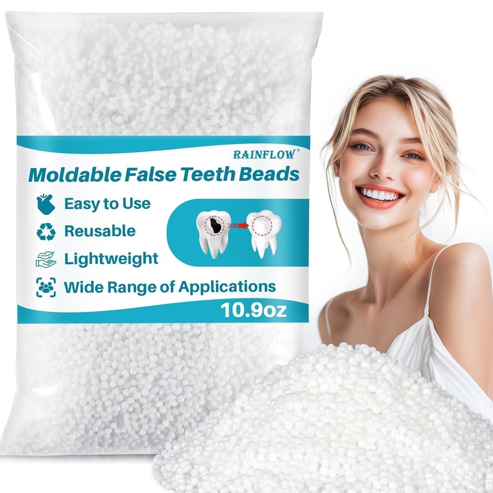 100G Bead Teeth Tooth Solid Gel Replacement Moldable Thermal Fitting Bead Teeth