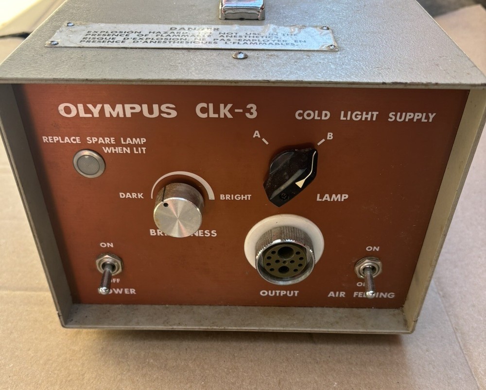 Olympus CLK-3 Cold Light Supply Untested