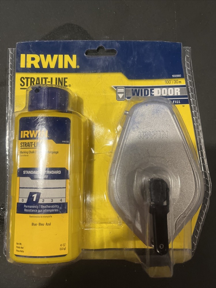 IRWIN Chalk Reel with Blue Chalk Included