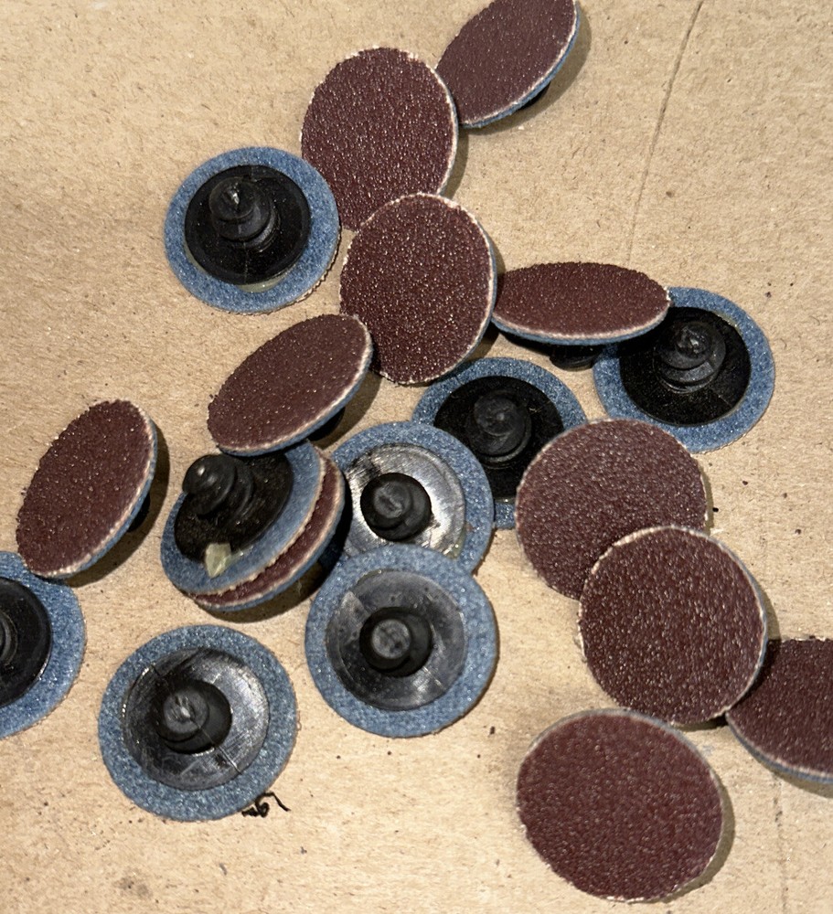(100) Quick-Lok Sanding Disc 1", 80-Grit