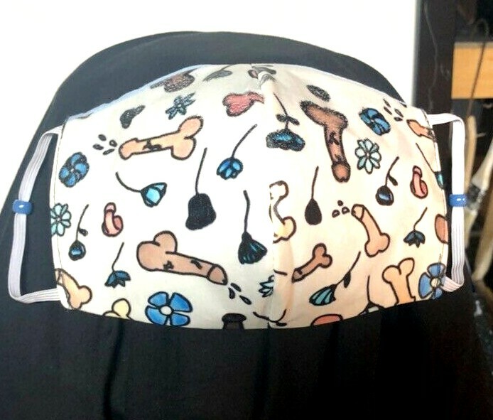 ***Dancing Peters*** REVERSIBLE Cotton Face mask (handmade)
