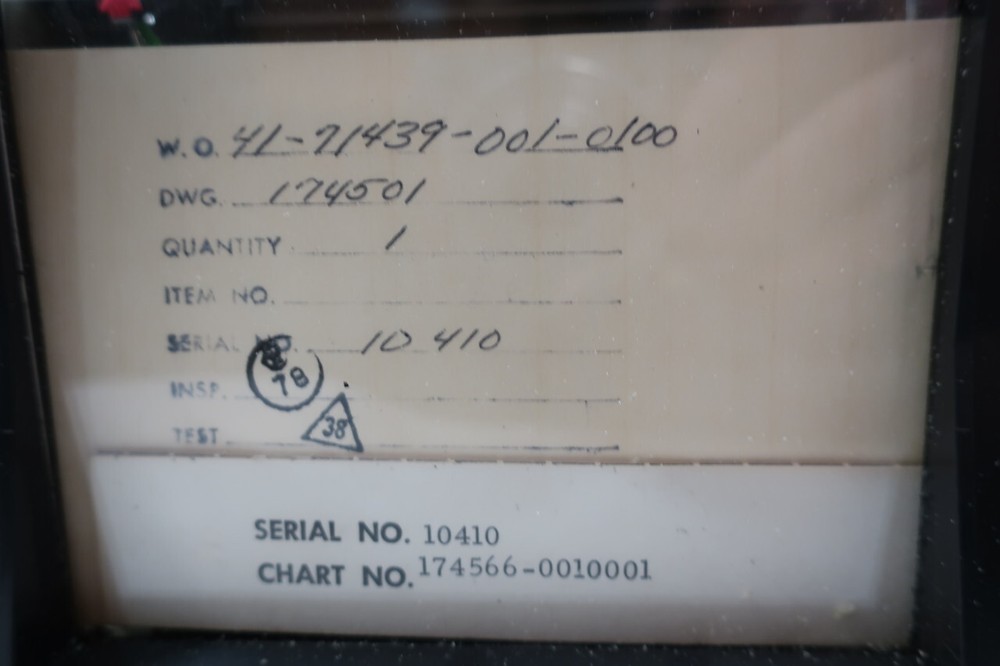 Westinghouse 174501 Chart Recorder