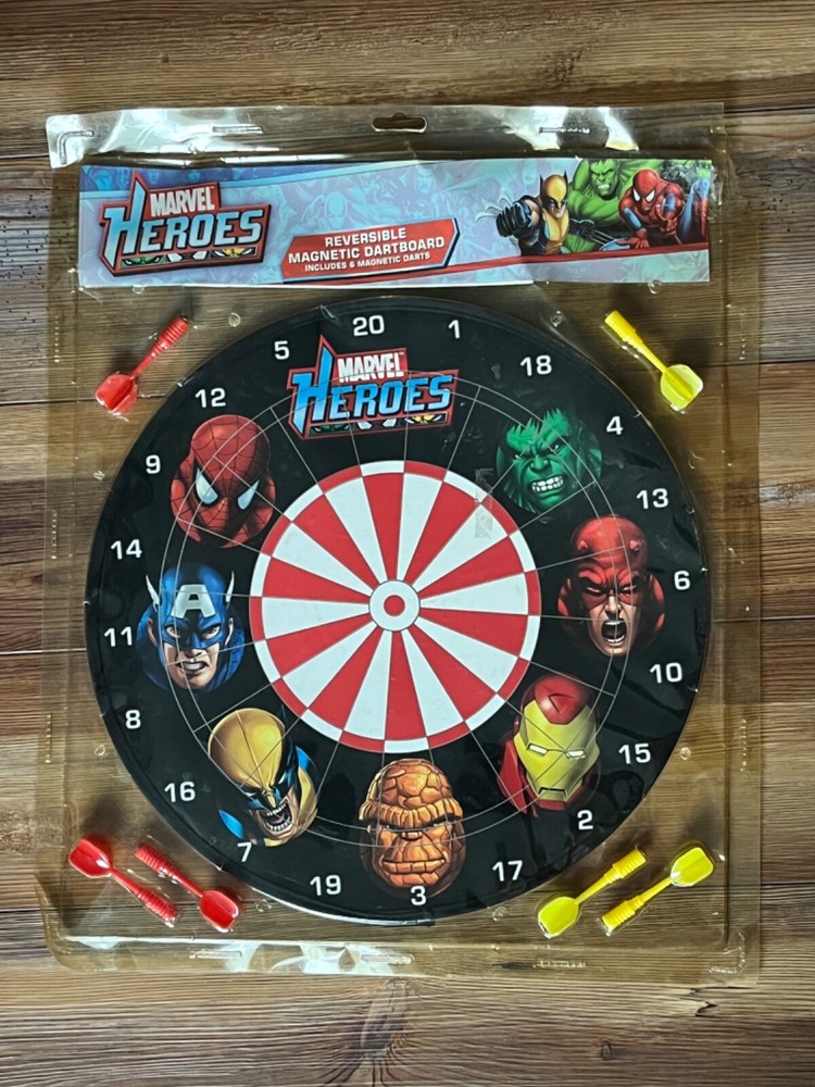 Marvel Heroes double darts board