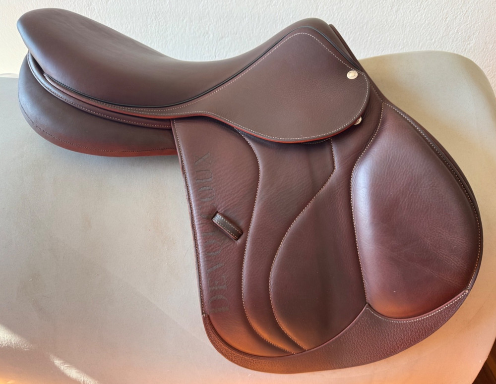 18" Devoucoux Biarritz S Saddle - 2017 - 2A - Full Buffalo - MINT!