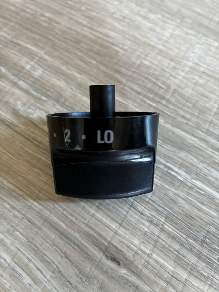 4 Pk 316442513 Range Surface Burner Knobs, Black Stove Control Knobs Replacement