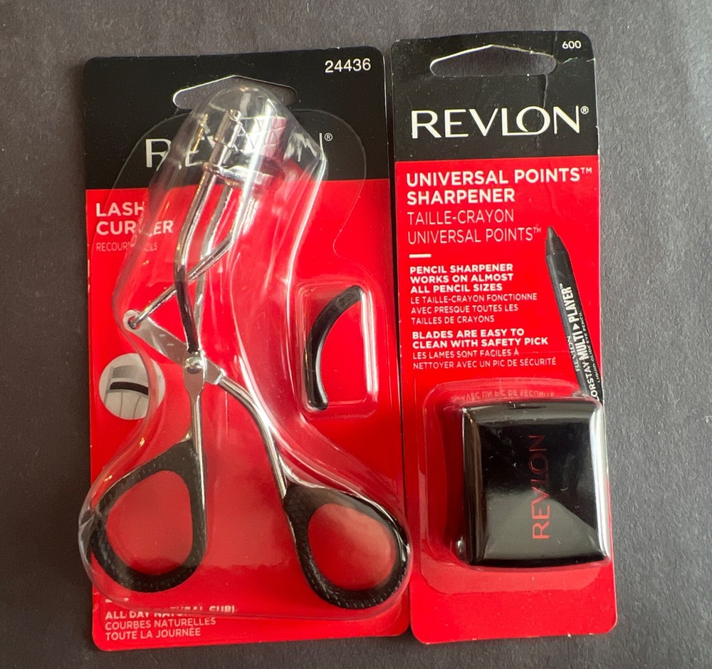 Revlon Lash Curler & Universal Points Sharpener ~New In Package