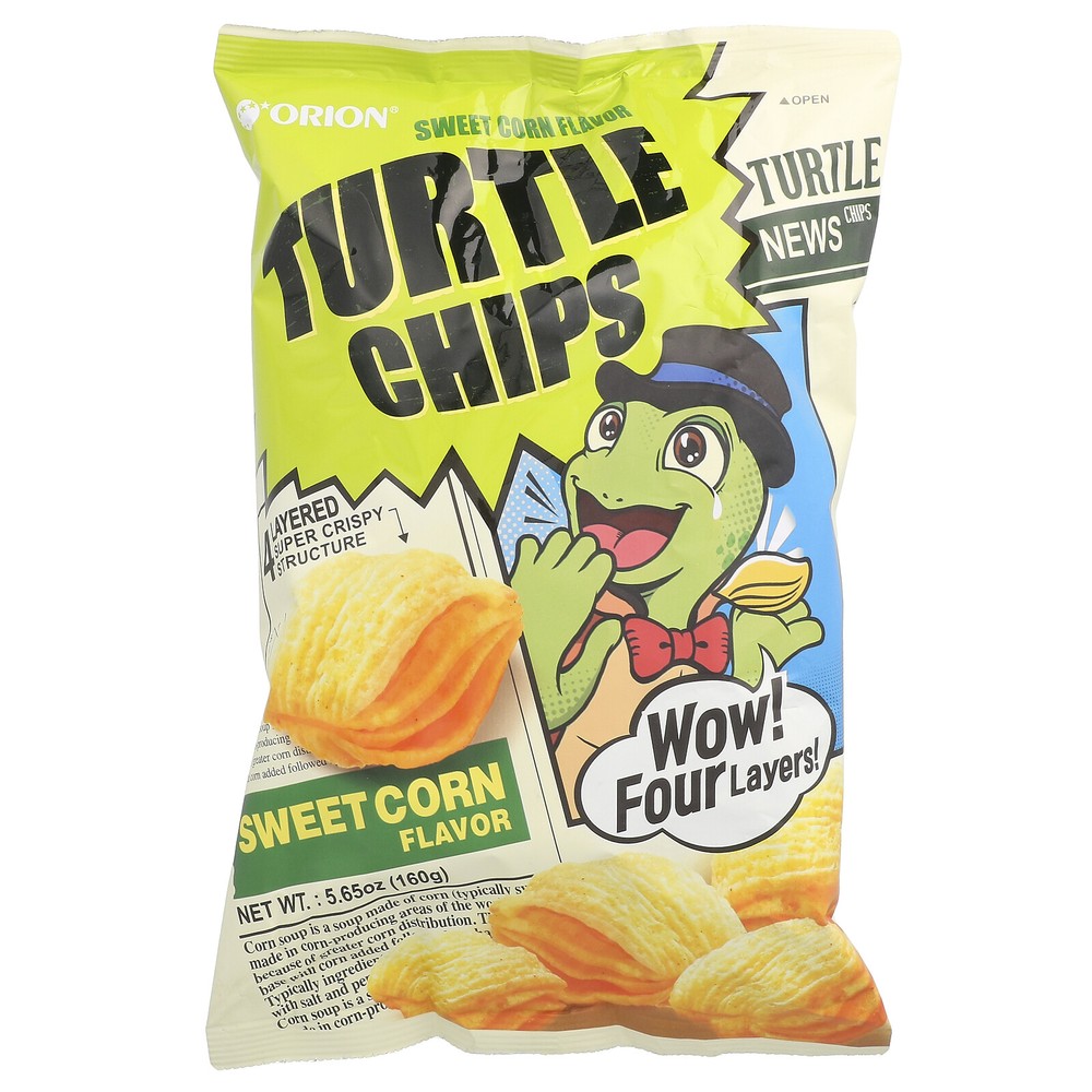 Turtle Chips, Sweet Corn, 5.65 oz (160 g)