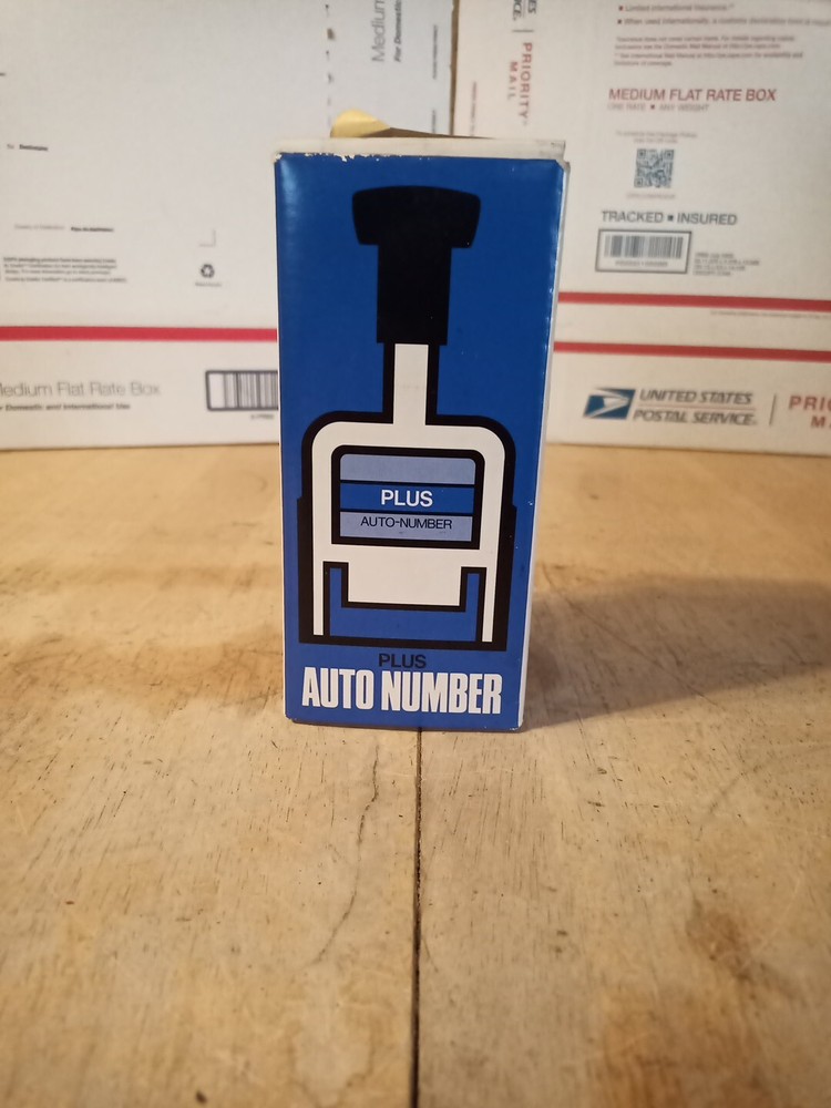 Plus Model A 6-wheel 8 Action Automatic Numbering Machine