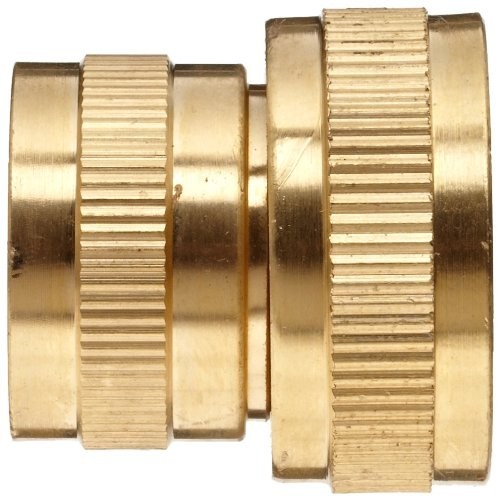 Durable 3/4" Brass Hose Adapter with Swivel Design for Easy Connection