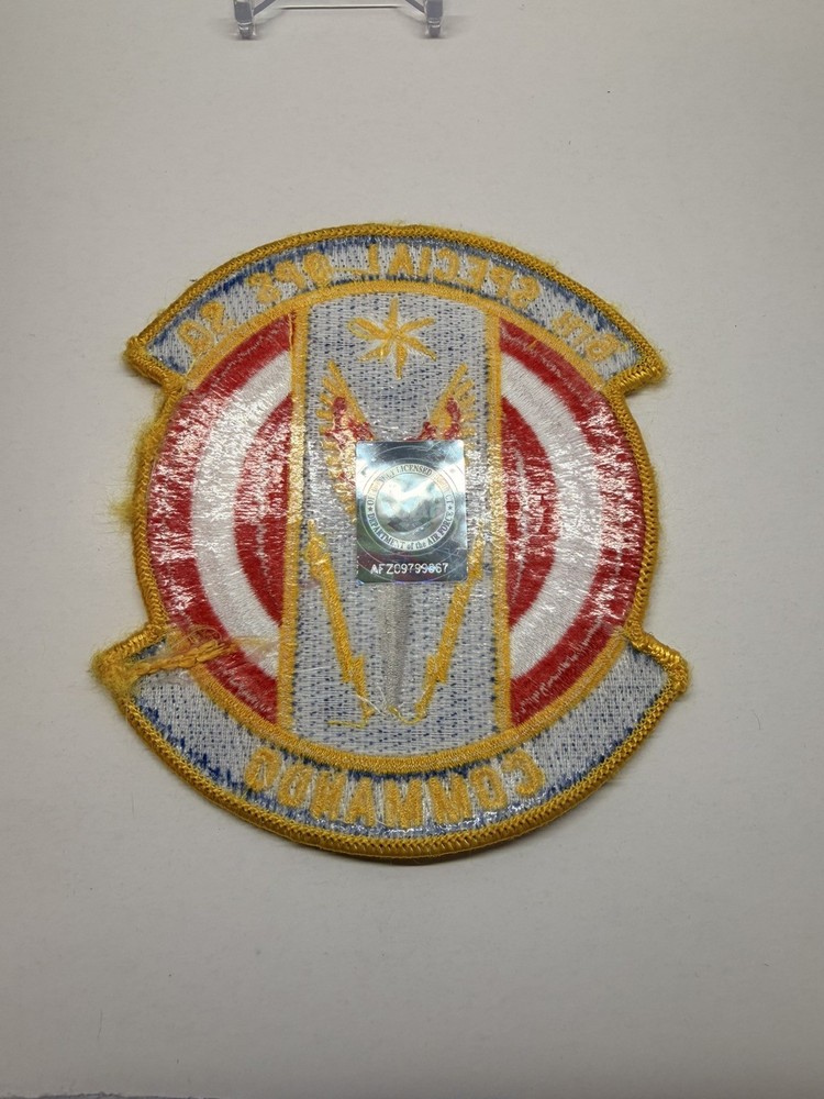 4.5" AIR FORCE 6TH SPECIAL OPERATIONS COMMANDO EMBROIDERED PATCH