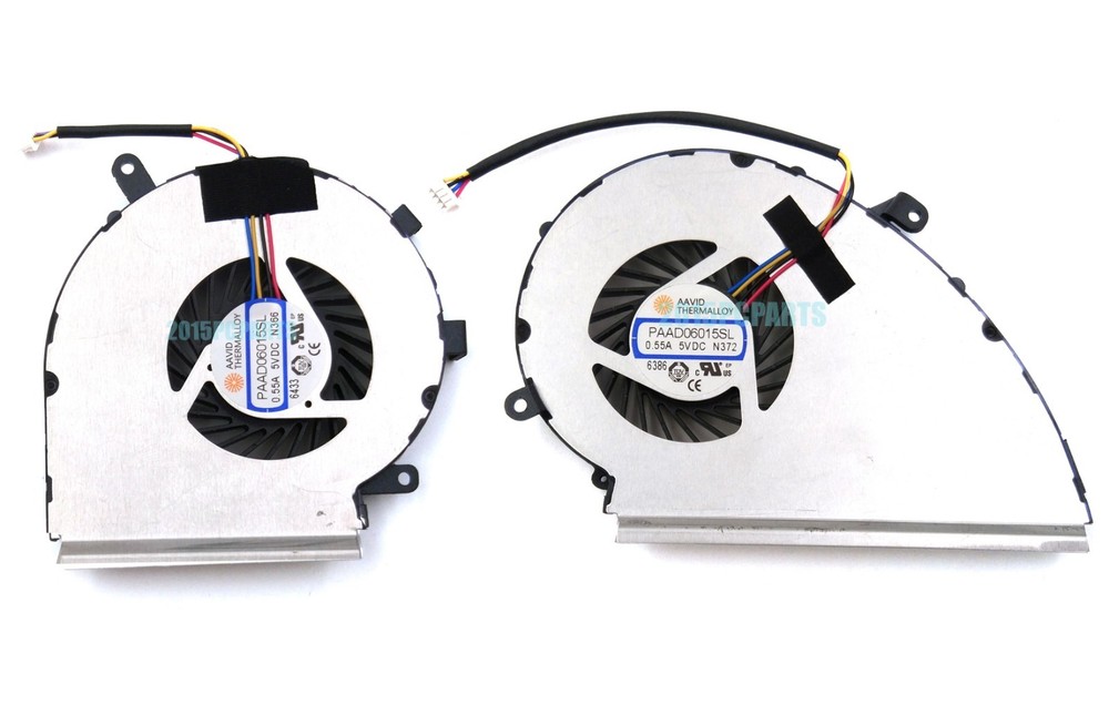 Genuine New MSI GP72 7rdx Leopard Pro CPU + GPU Cooling Fan 4-Pins
