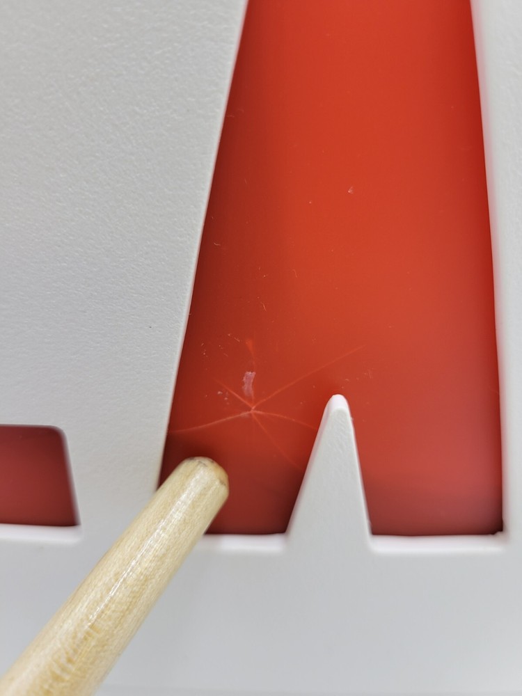 2Pc Exitronix VEX/U/BP/WB/WH-R Plastic LED Exit Light Lamp NOS White 2 Pieces