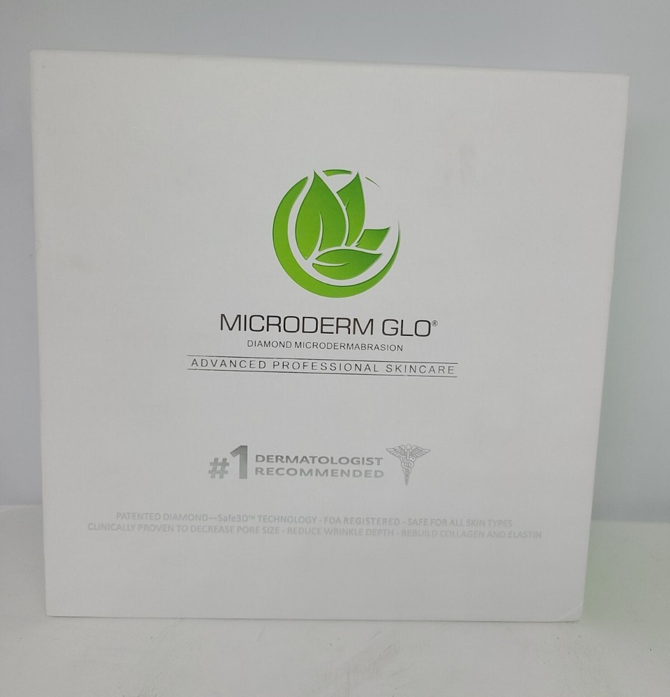 Microderm GLO Diamond Microdermabrasion Kit Nuvederm Clinical Antiaging SEALED