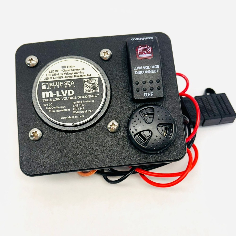 BLUE SEA 7635 LOW VOLTAGE DISCONNECT BATTERY BOARD ASSEMBLY