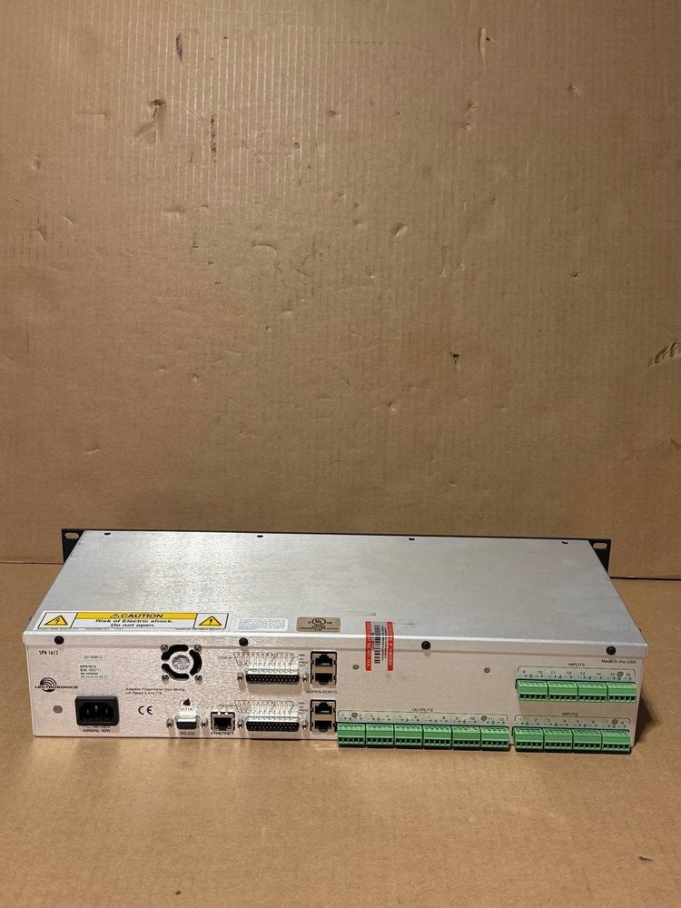 Lectrosonics SPN1612 Digital Matrix Audio Processor "Screen Issue"