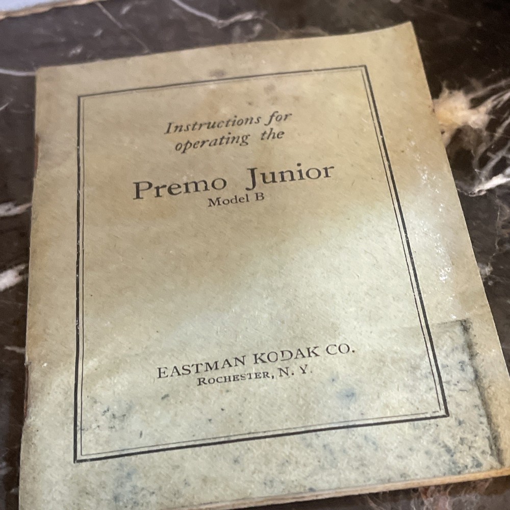 Kodak Premo Junior No. 1 Model B Box Camera Daylight Loading With Original Box