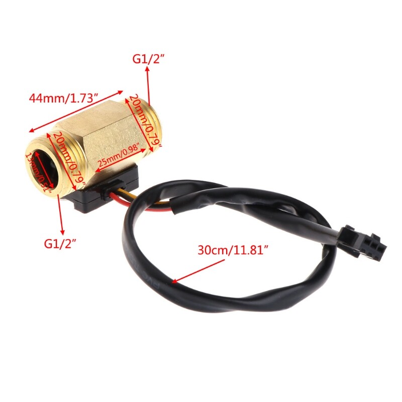 G1/2" Effect Water Flow Meter Flow Meter Water Control