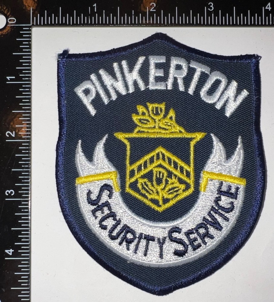 VINTAGE OBSOLETE Pinkerton Private Security Service Officer Patch