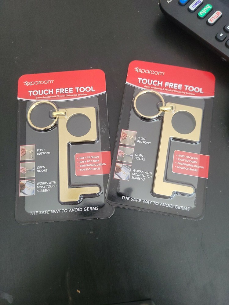 Sparoom Touch Free Tool for Opening Doors and Pushing Buttons, 2 pack