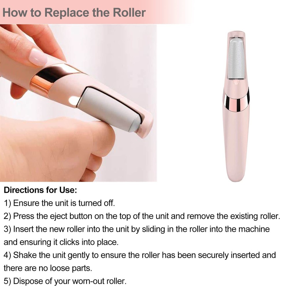 10 Pack Replacement Roller Refills Compatible with Finishing Black and Gray