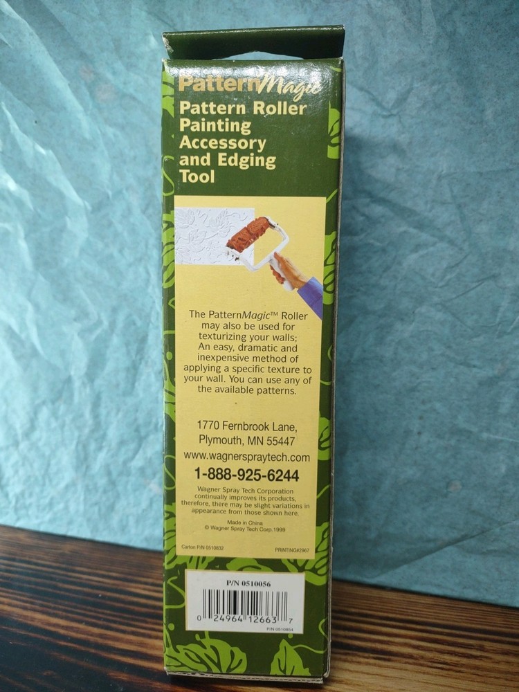 Wagner Wall Effects Pattern Magic Paint Roller 1999 Ocean NOS Sealed