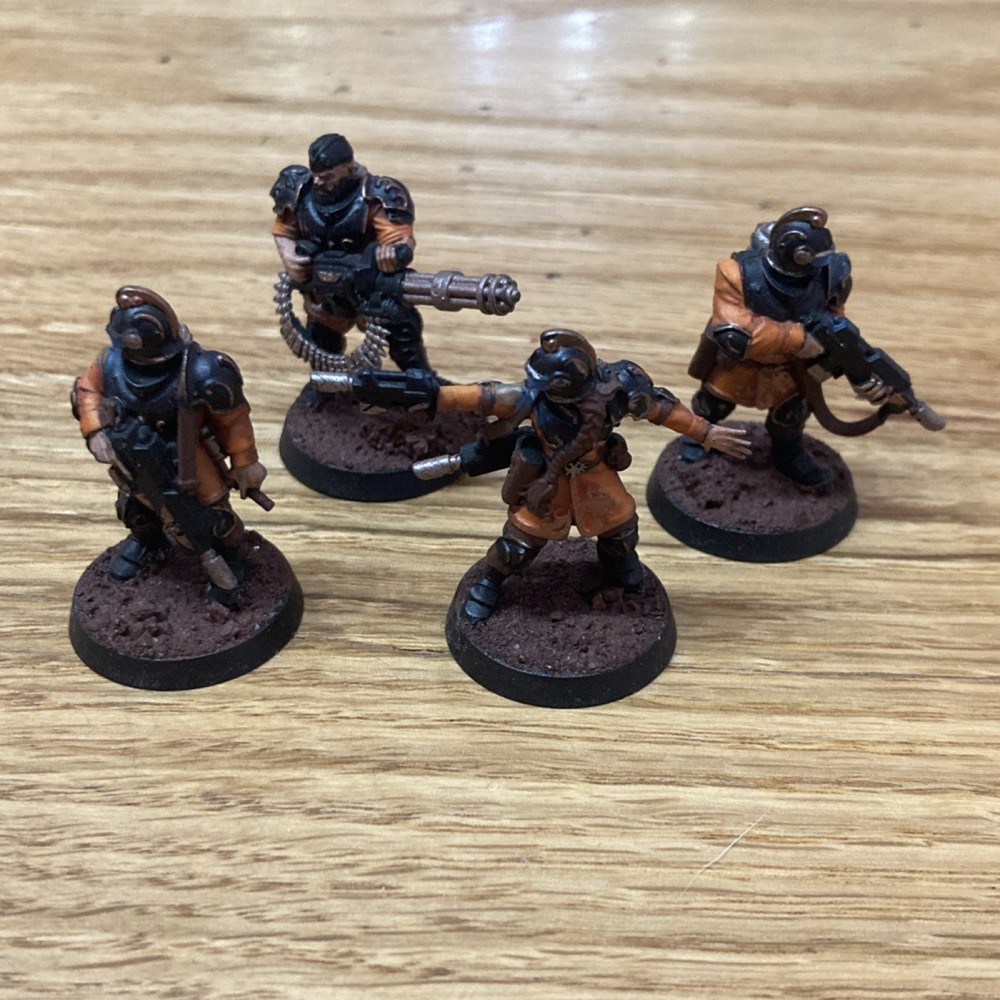Elucidian Starstriders kill team. Hand painted. Game ready