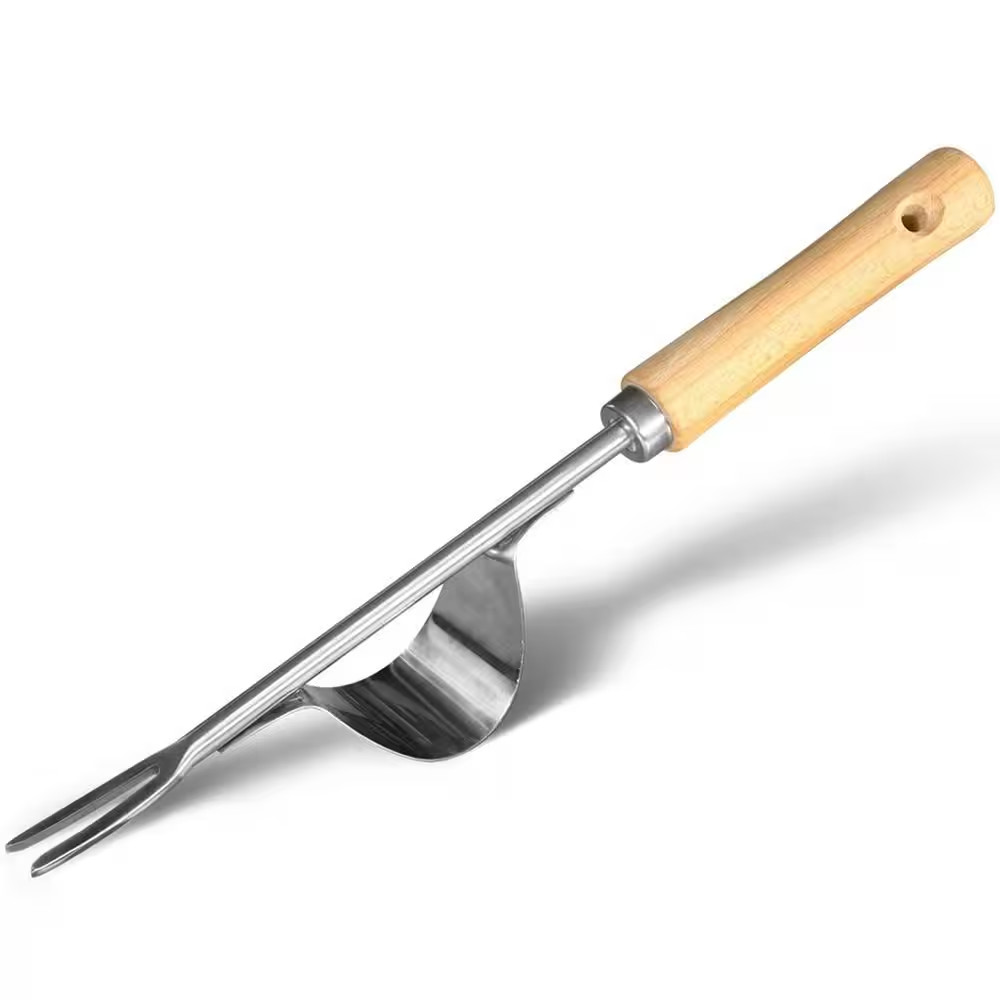 Misopily Manual Hand Weeder Bend Proof Leverage Base Weed Removal Tool with Deep