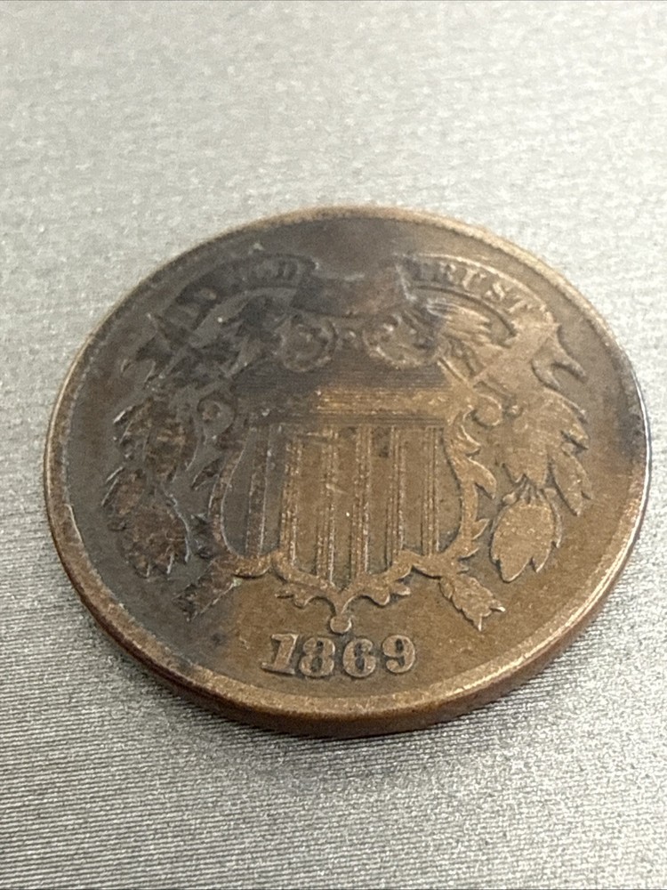 1869 - US 2 Cent Piece