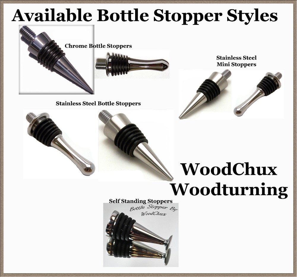 Threaded Insert for Bottle Stopper Chuck: 4 pack Woodturning Lathe