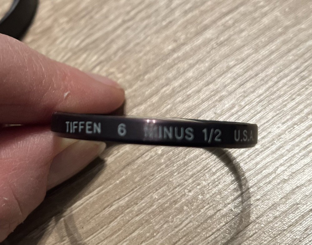 Tiffen 47 SS 6 Adapter with -1/2 lens