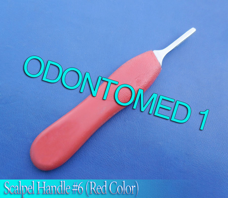 Scalpel Handle #10 with Red Color Surgical Instruments