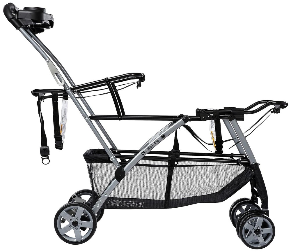 Universal Double Stroller with Quick Fold & Extra Storage for Busy Families