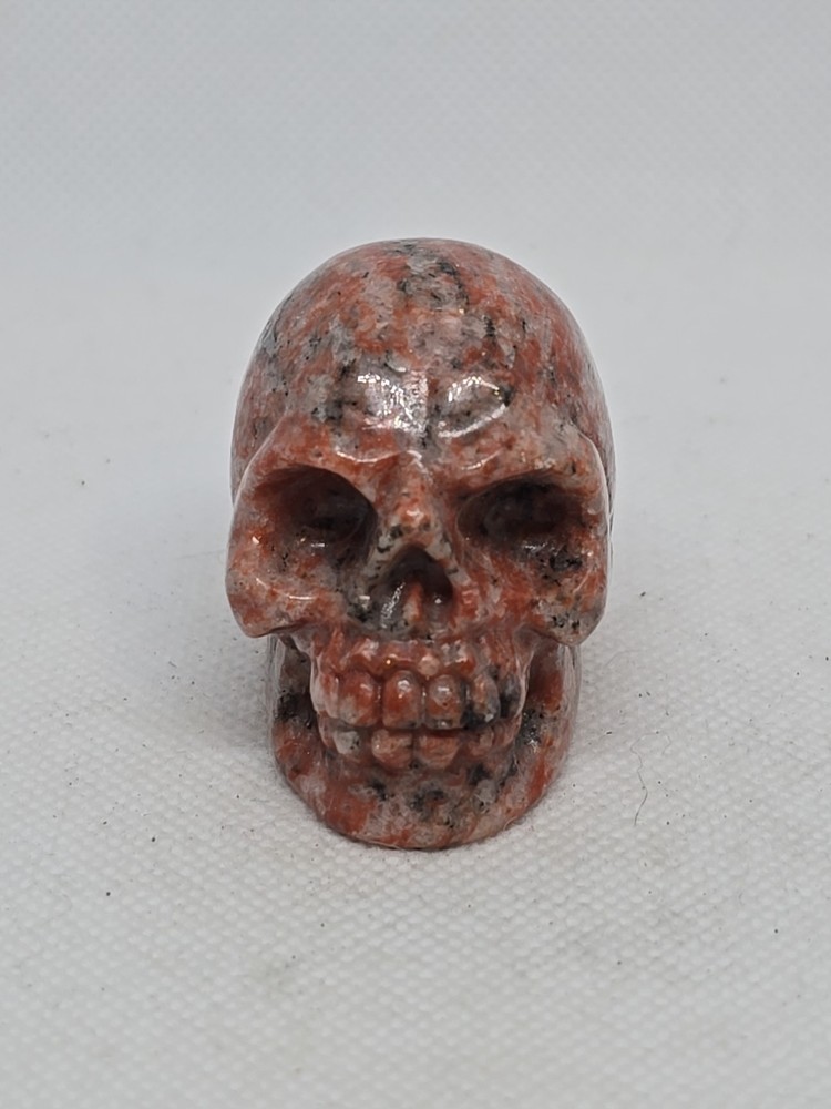 Hand Carved Cinnabar Skull