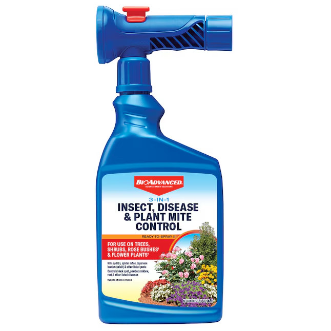 BioAdvanced 32 fl oz Insect Disease & Mite Control Trigger Spray for Plants