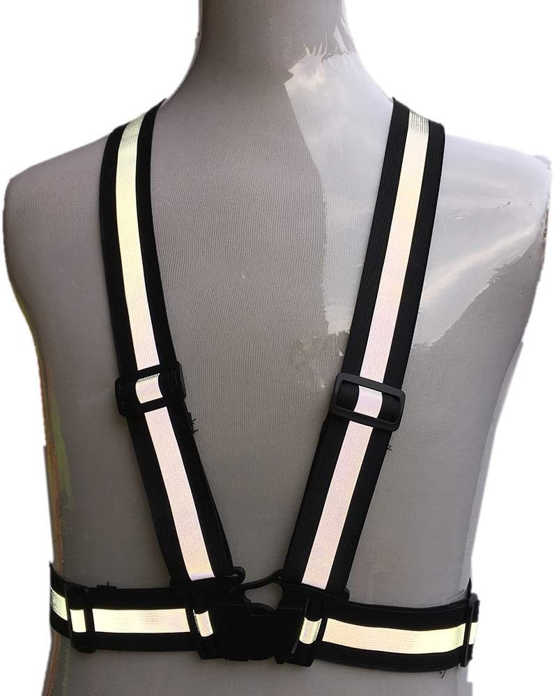 Reflective Running Vests - 10 Pack for Safety & Visibility
