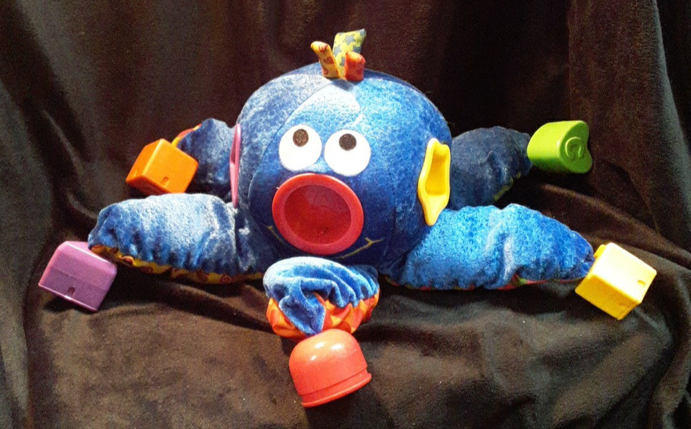 Toy Quest Interactive Talking Octopus Plush Learning Shapes & Letters TESTED