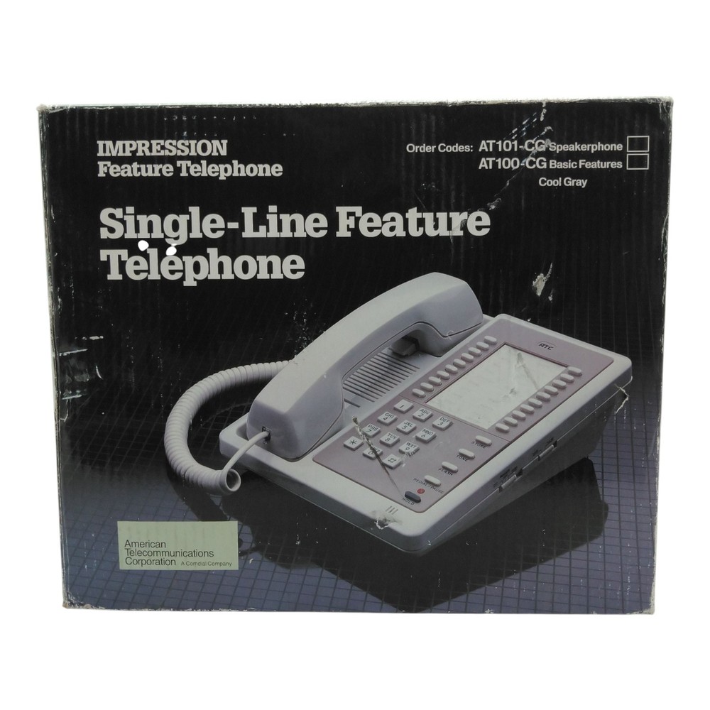 IMPRESSION telephone single line feature telephone AT100-CG