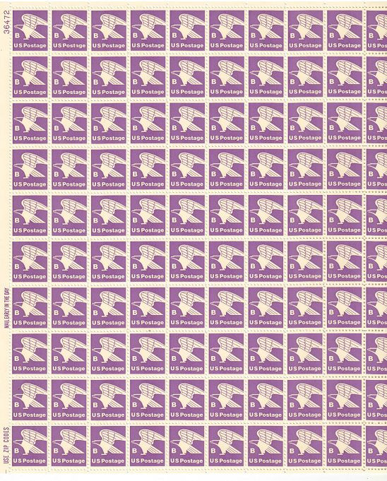 Scott #1818... (18) Cent...Eagle...Sheet of  100